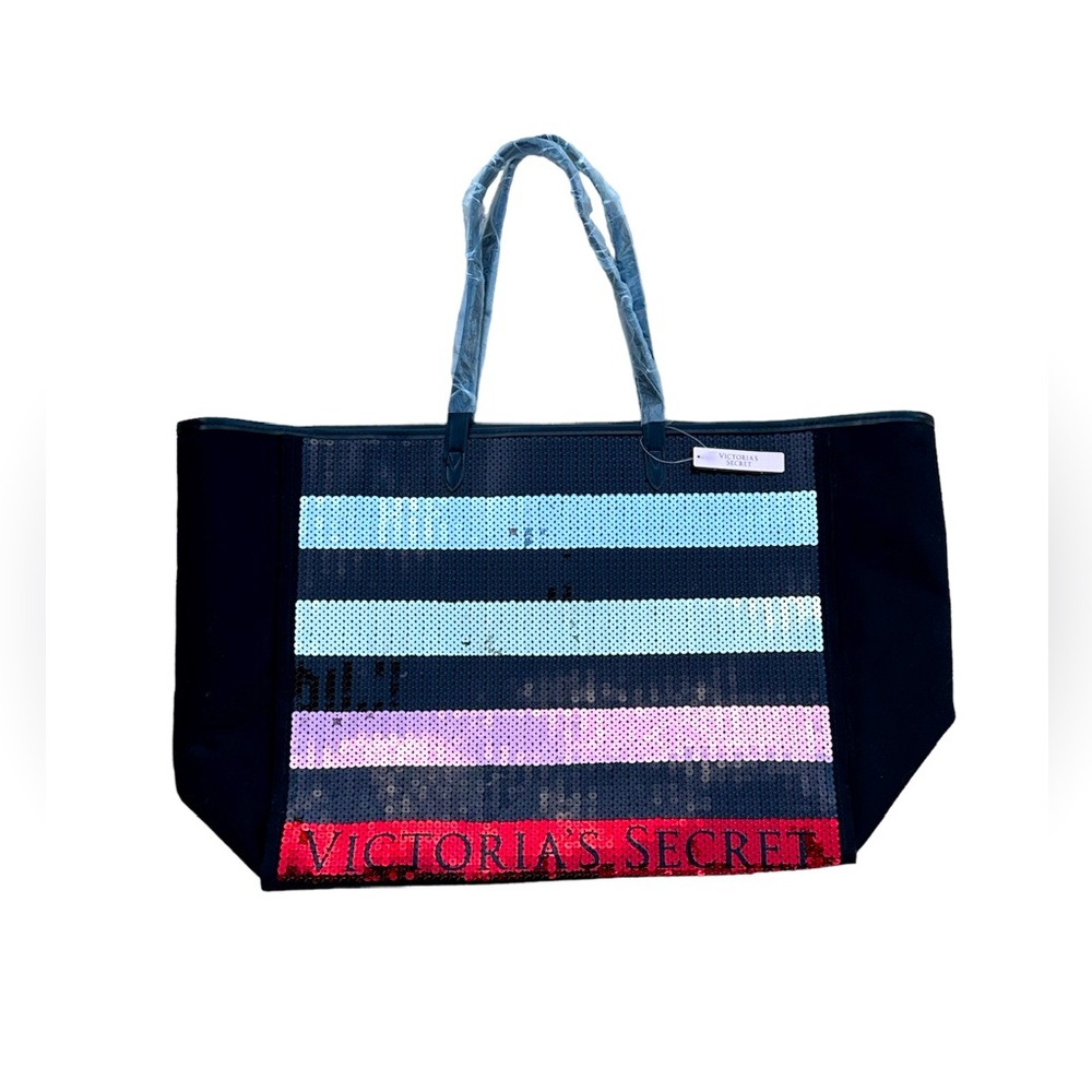 Victoria’s Secret 2017 Black Friday Tote Bag / Purse with Sequins - NWT